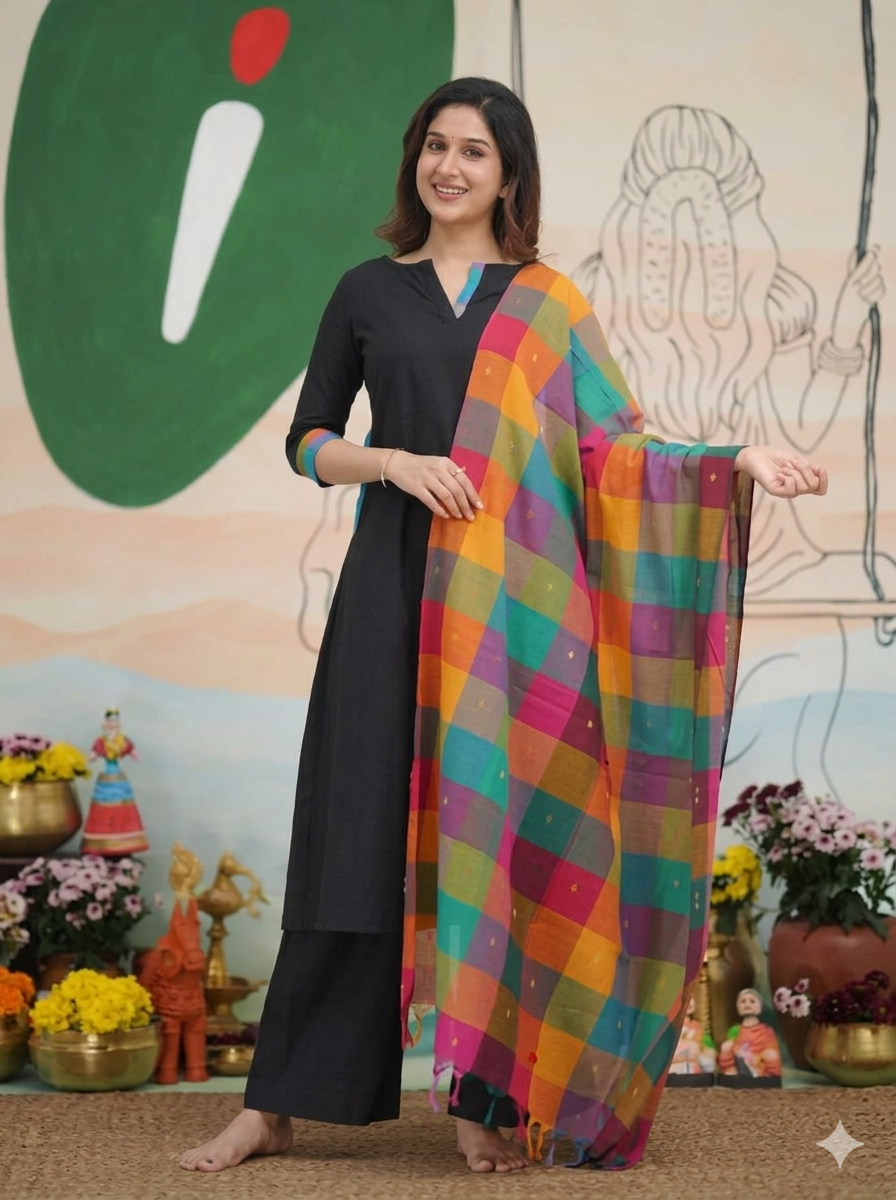 Traditional Straight Salwar Suit